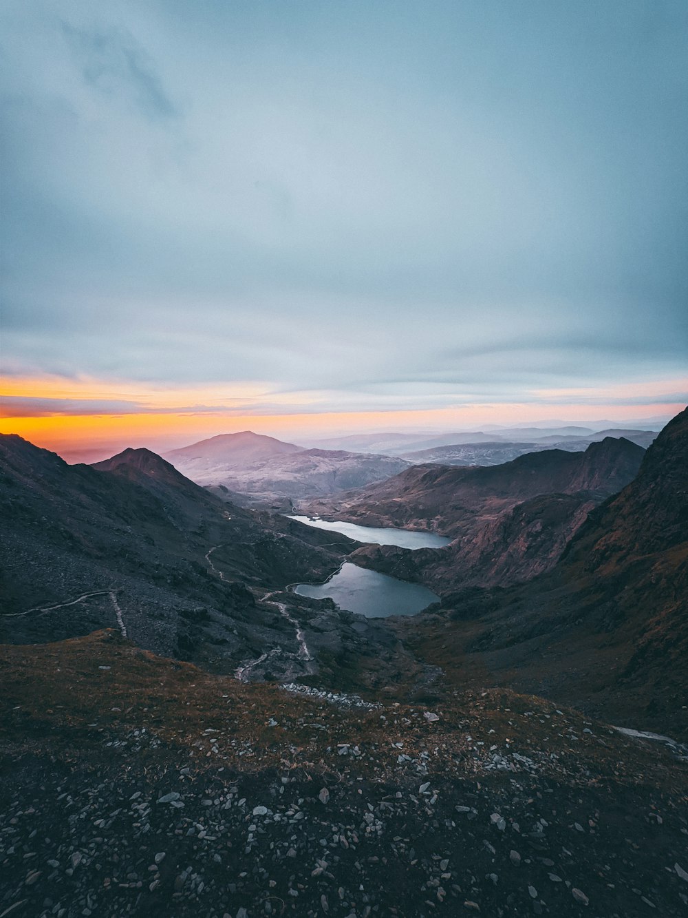 a view of a rocky mountain