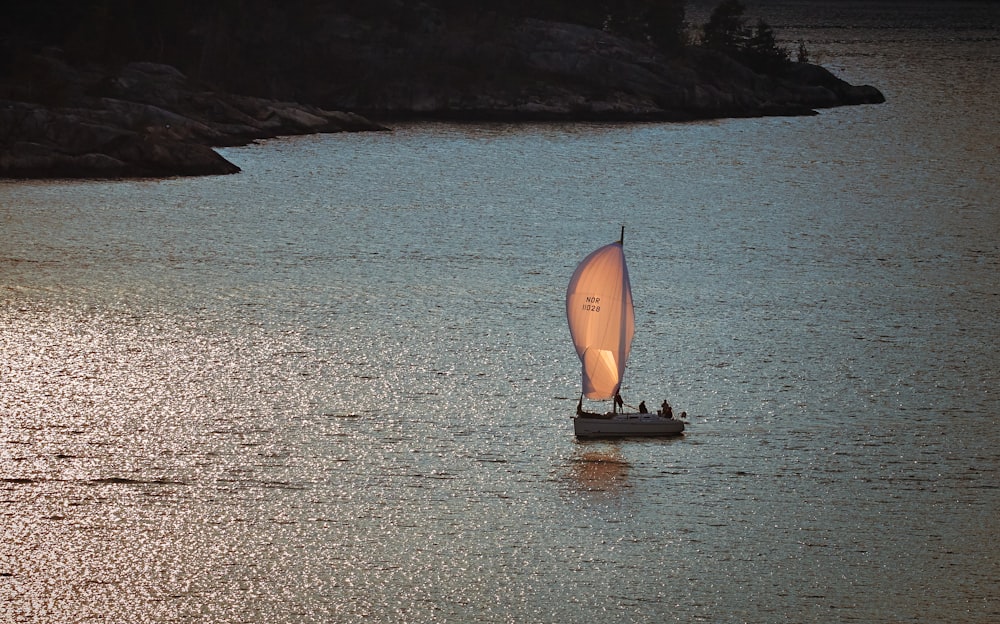 a sailboat in the water