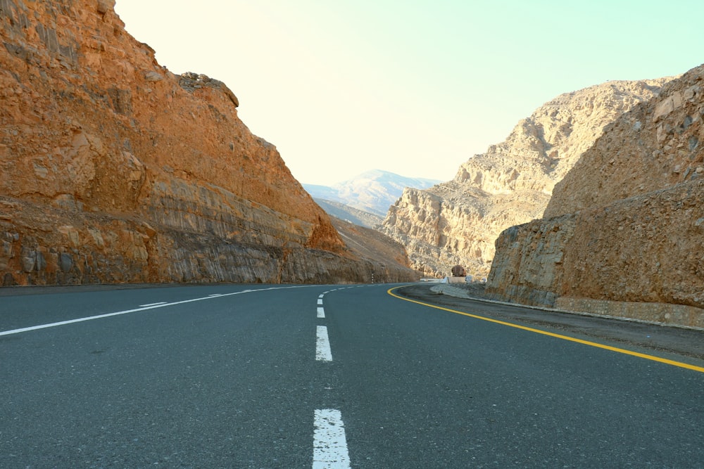 a road in the mountains