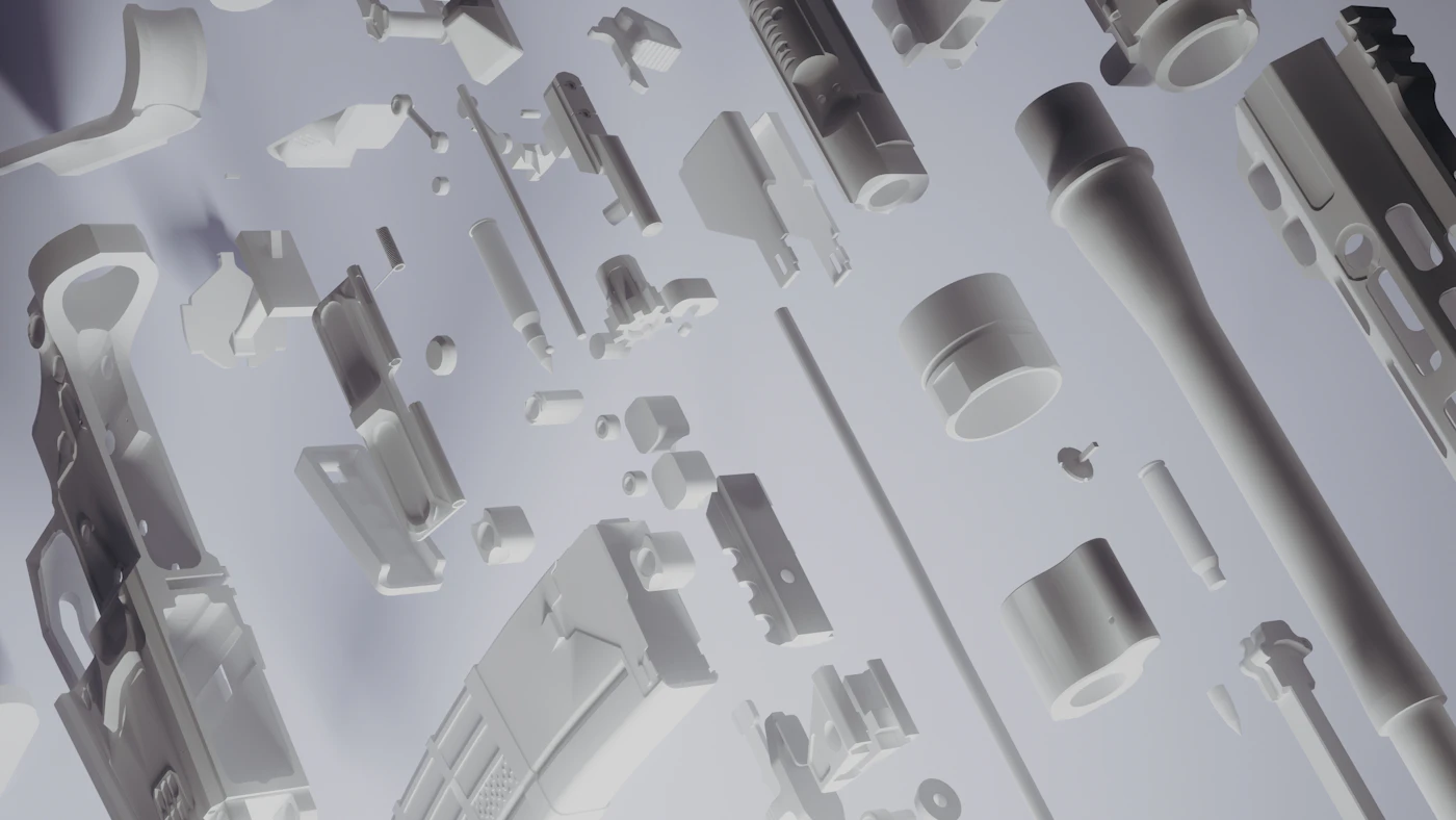Moulded plastic parts