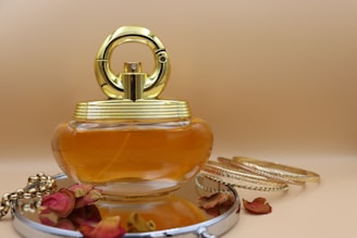 a jar of honey