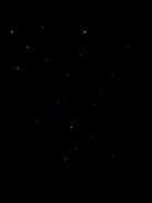 Night sky with soft gold stars twinkling over a navy background