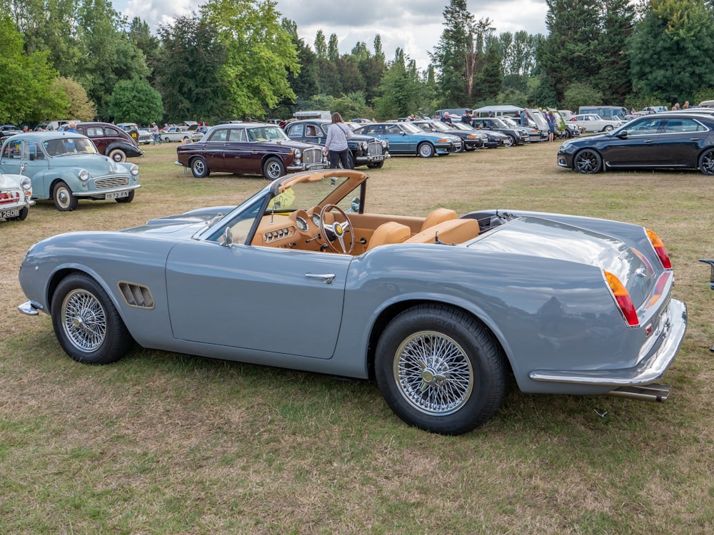 a car with a convertible top