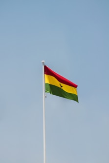 a flag on a flagpole