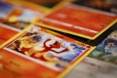 a close-up of some cards