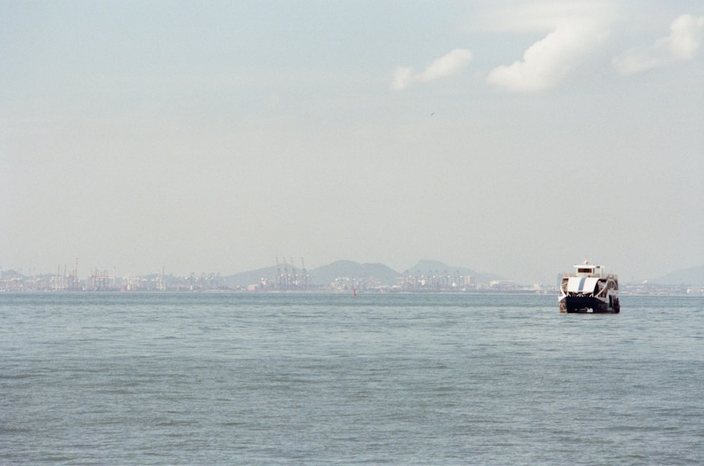 a boat on the water