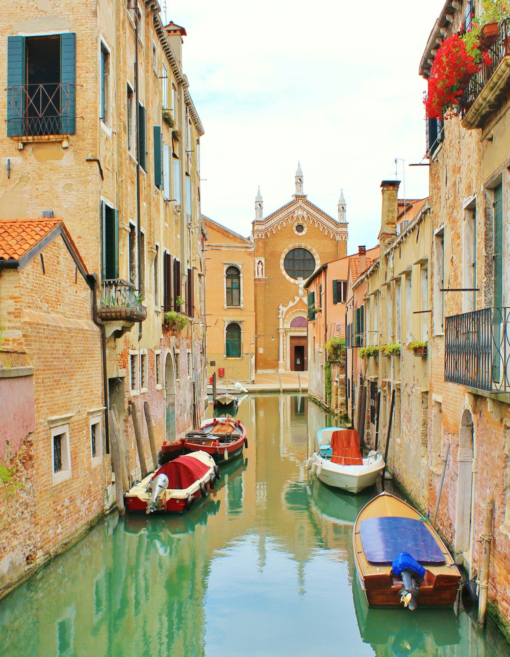 boats in a canal