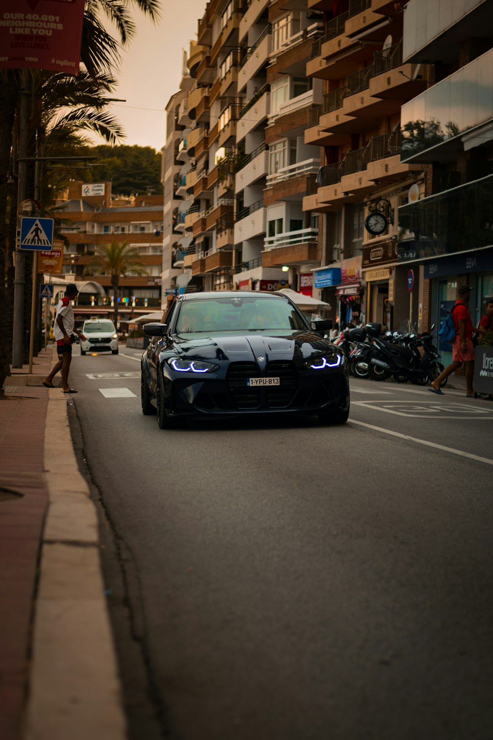 a police car on the street