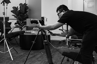 a person using a camera