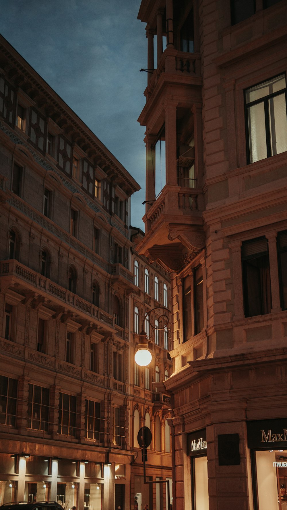 a building with a light on top