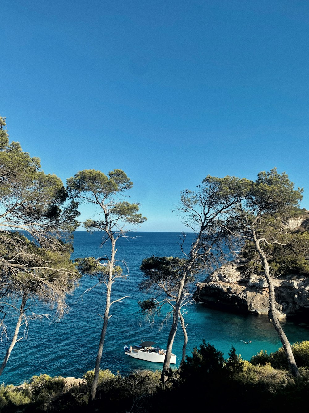 a boat on the water