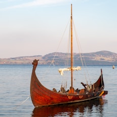 a boat in the water