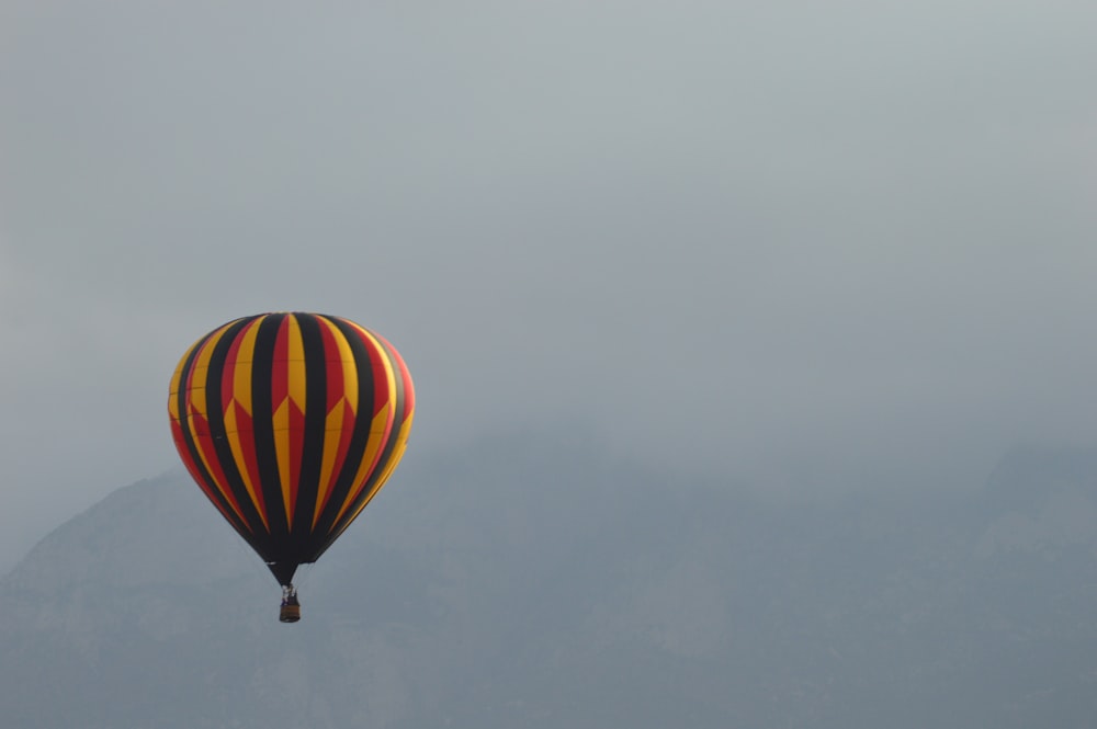 a hot air balloon in the sky