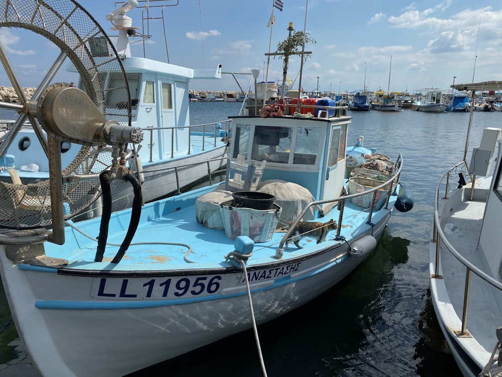 a boat docked at a pier