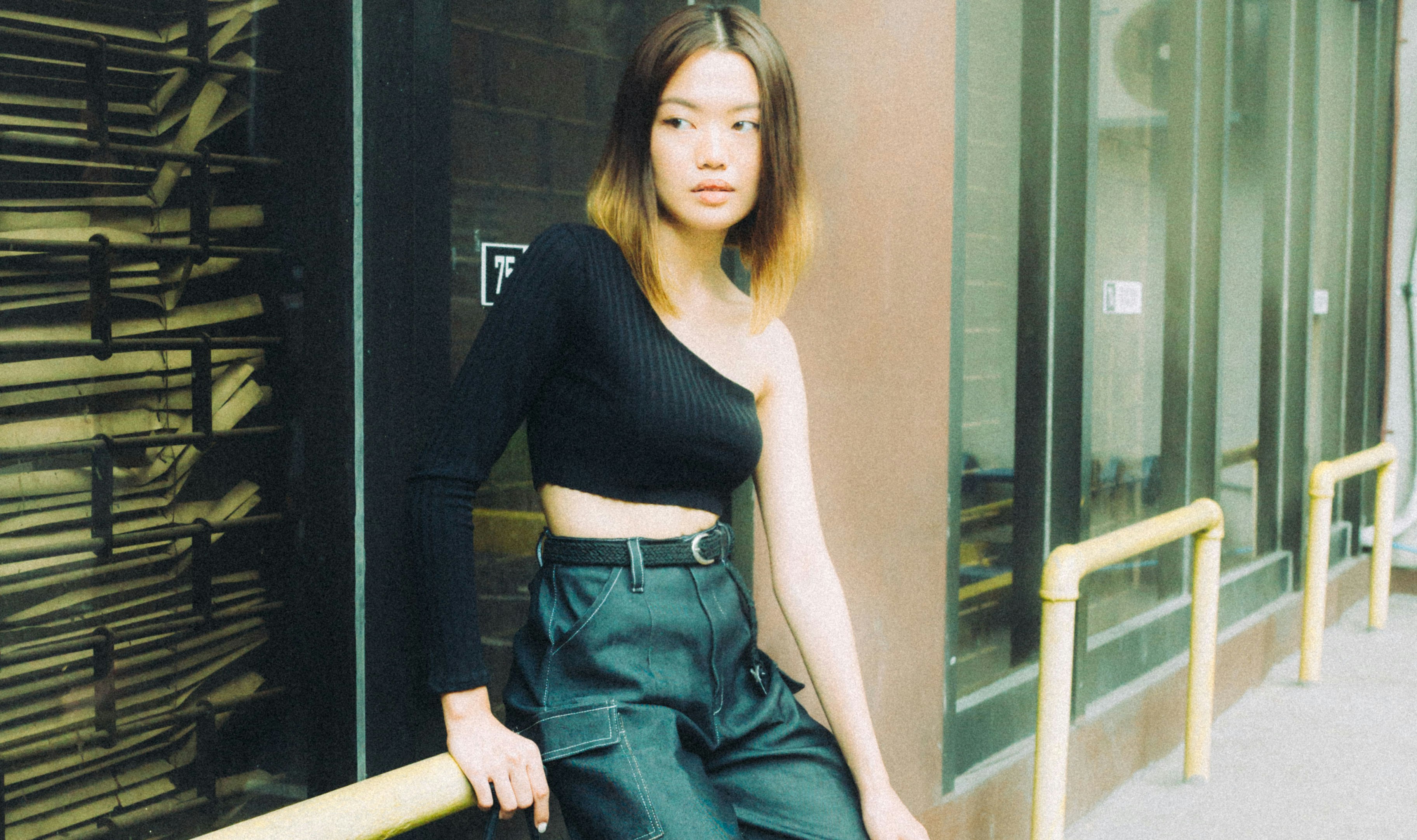 a woman posing for a picture