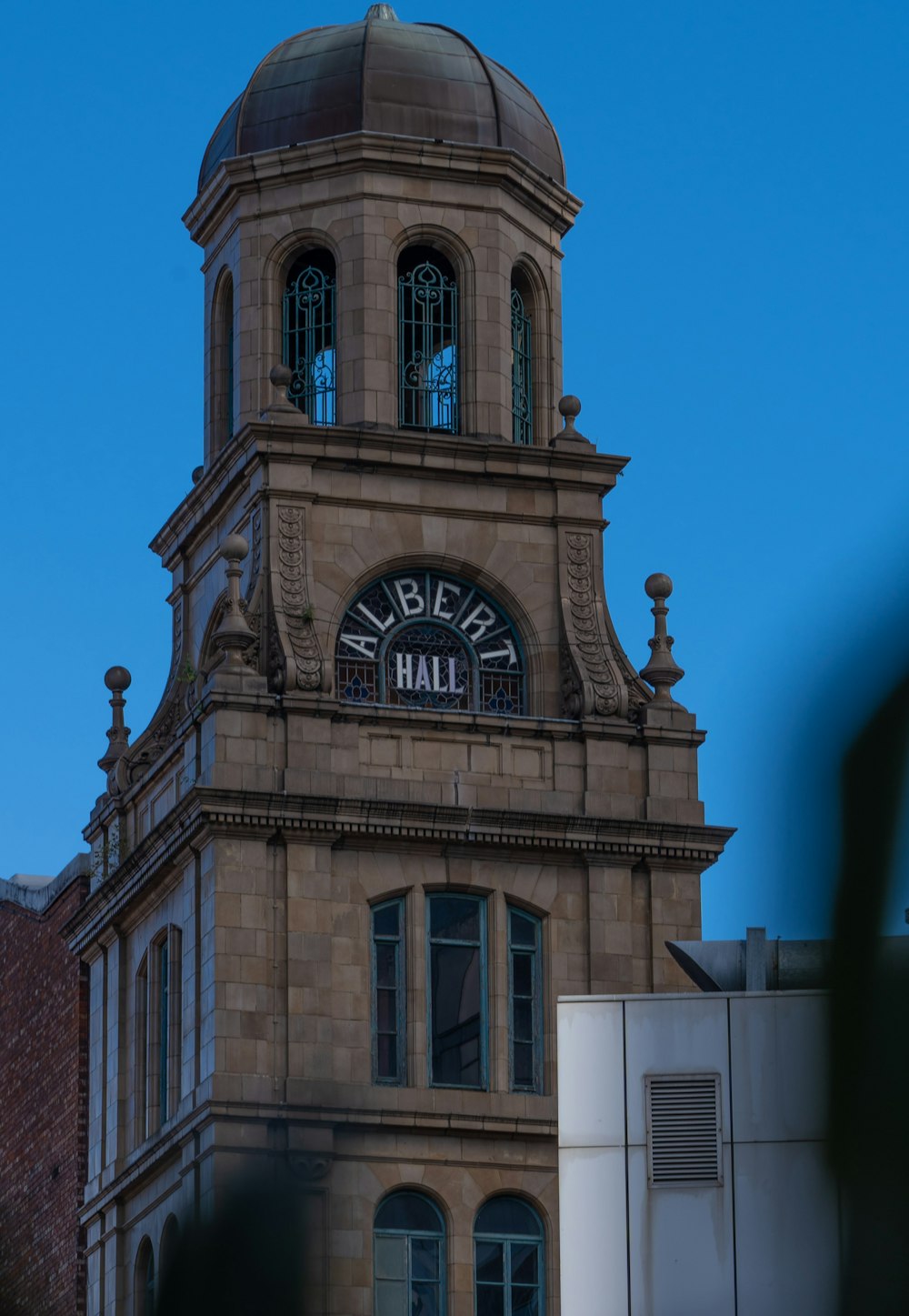 a large building with a clock on it