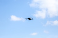 a helicopter flying in the sky
