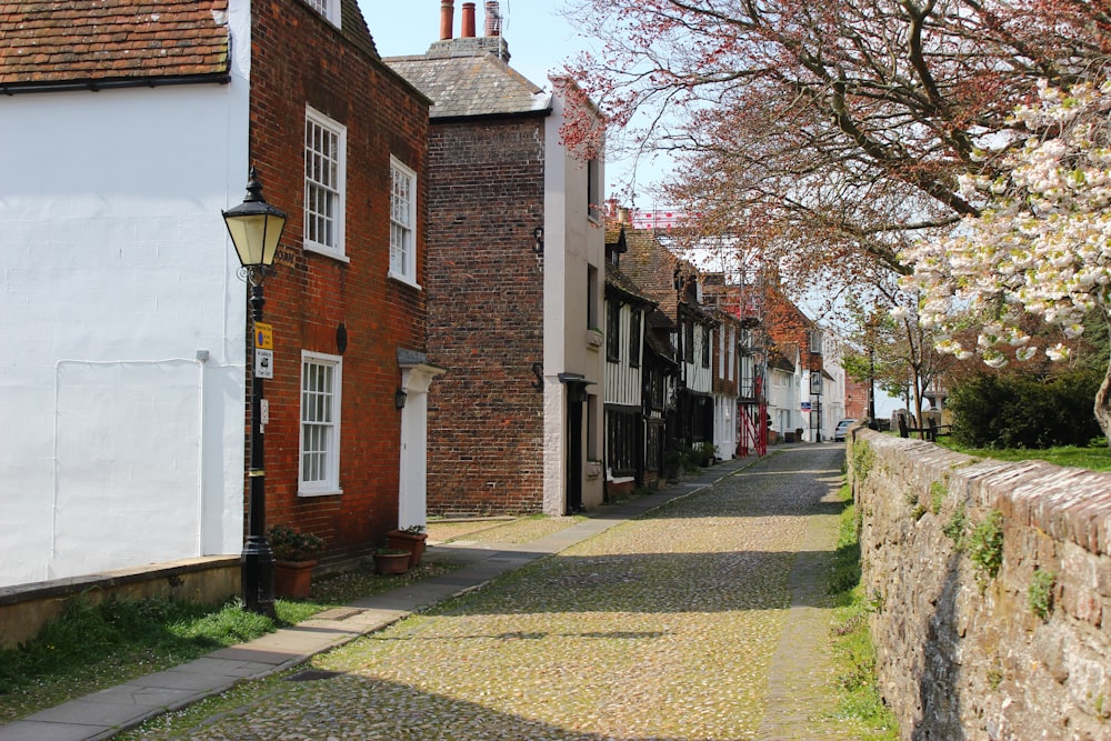 a street with buildings on both sides