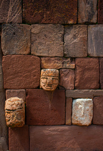 a pile of bricks