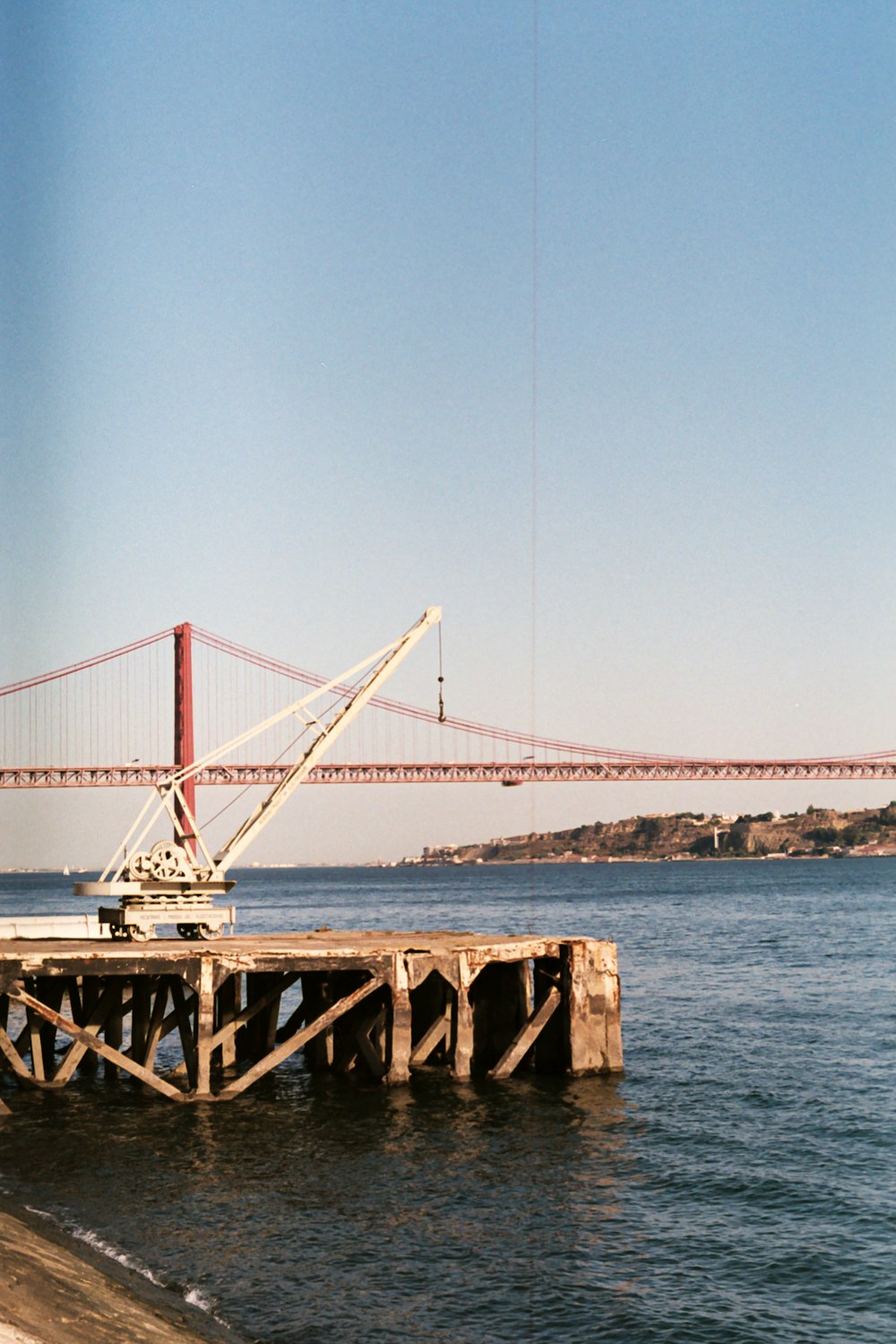 a bridge over water