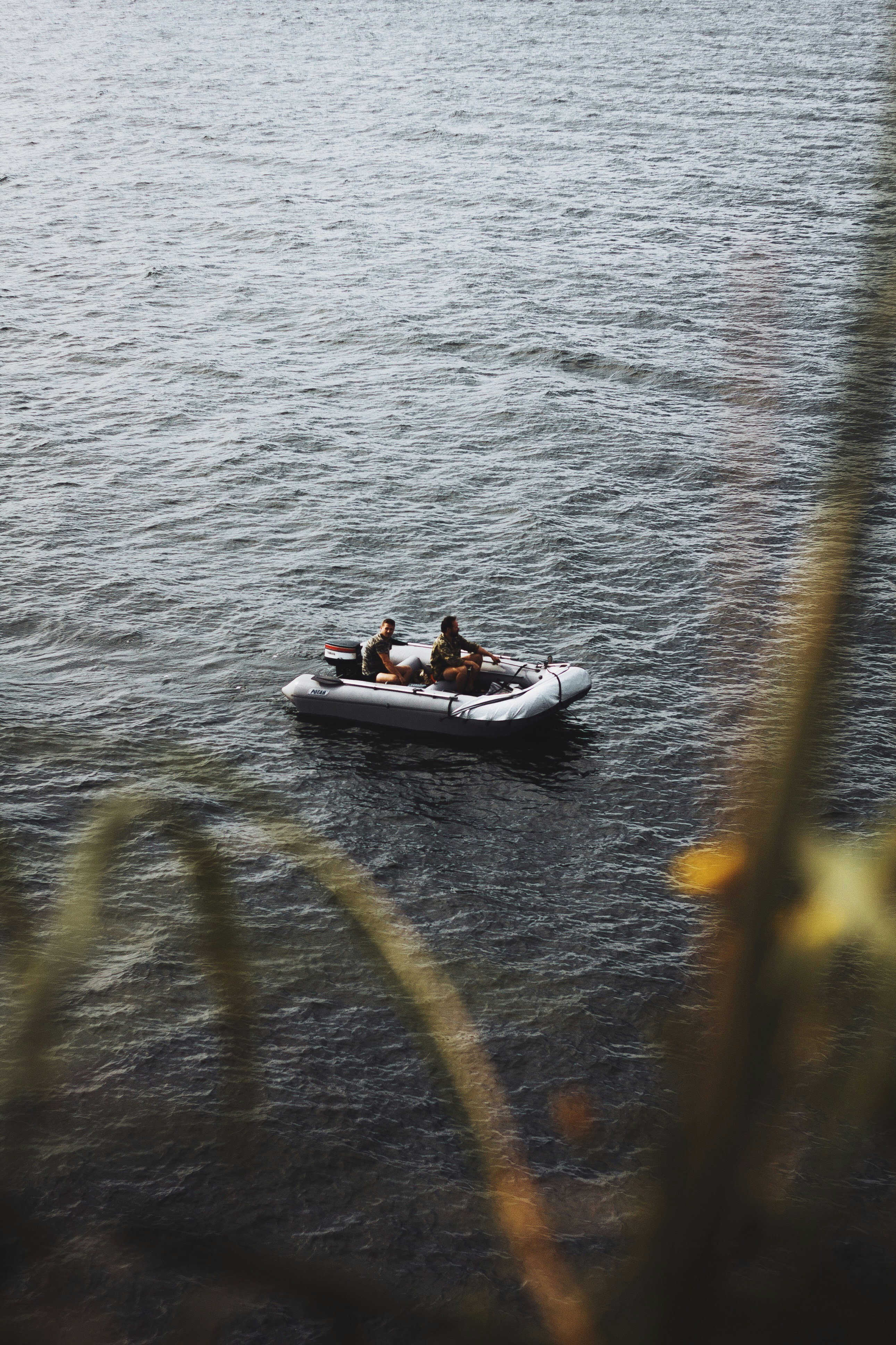 a group of people on a boat