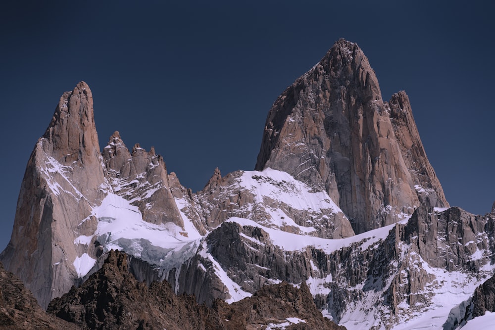 Fitz Roy with snow