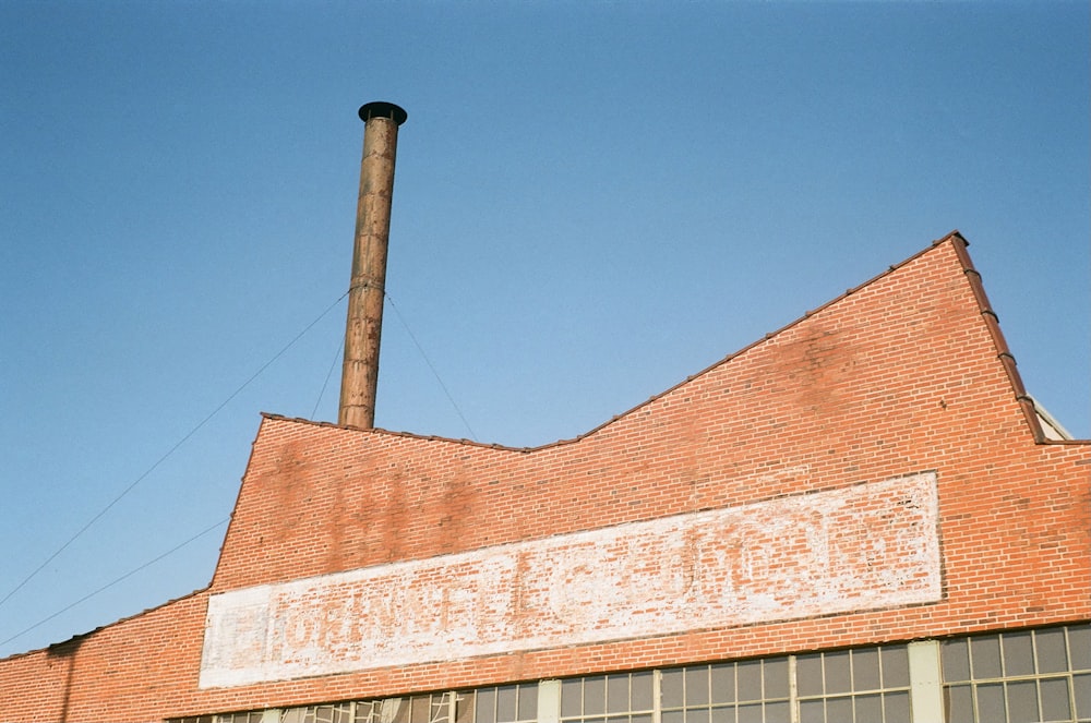 a chimney on top of a building