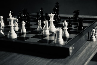 a chess board with a chessboard