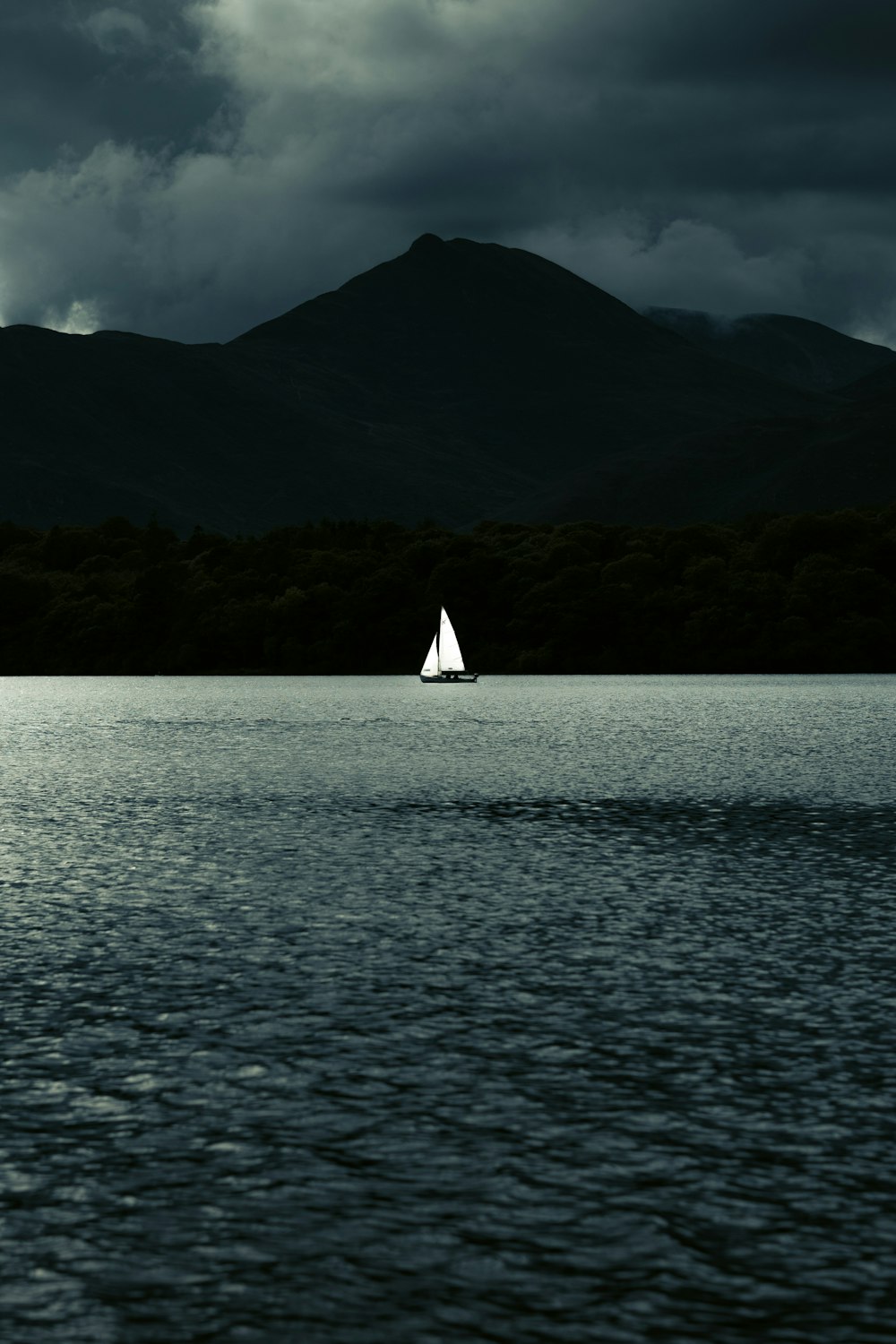 a sailboat on the water