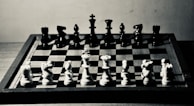 a chess board with a chessboard