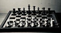 a chess board with a chessboard