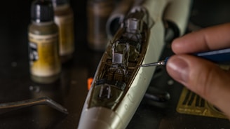 a person holding a metal object