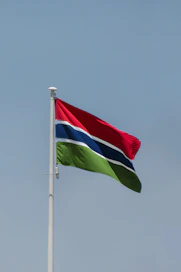 a flag on a flagpole