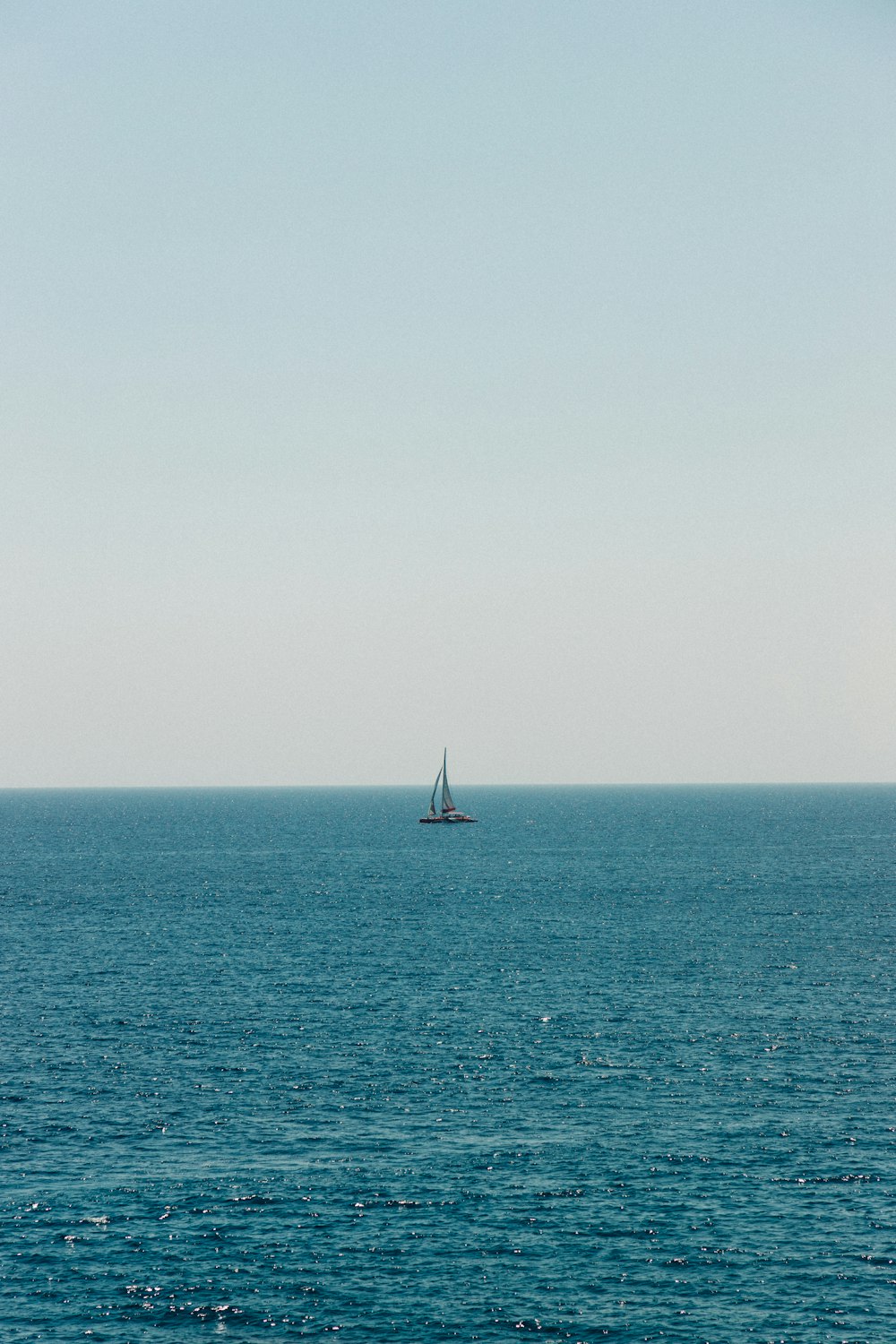 a sailboat on the water