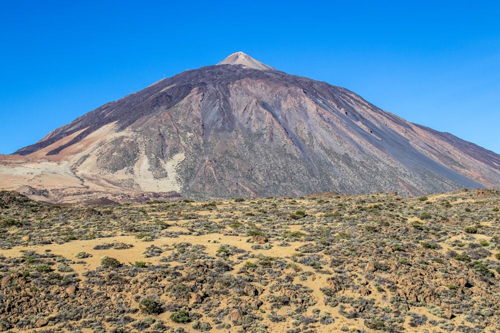 Teide with a valley below