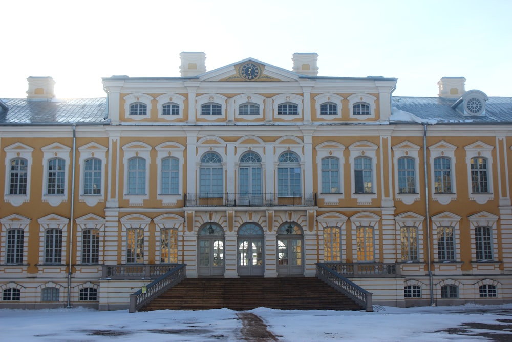 a building with a staircase