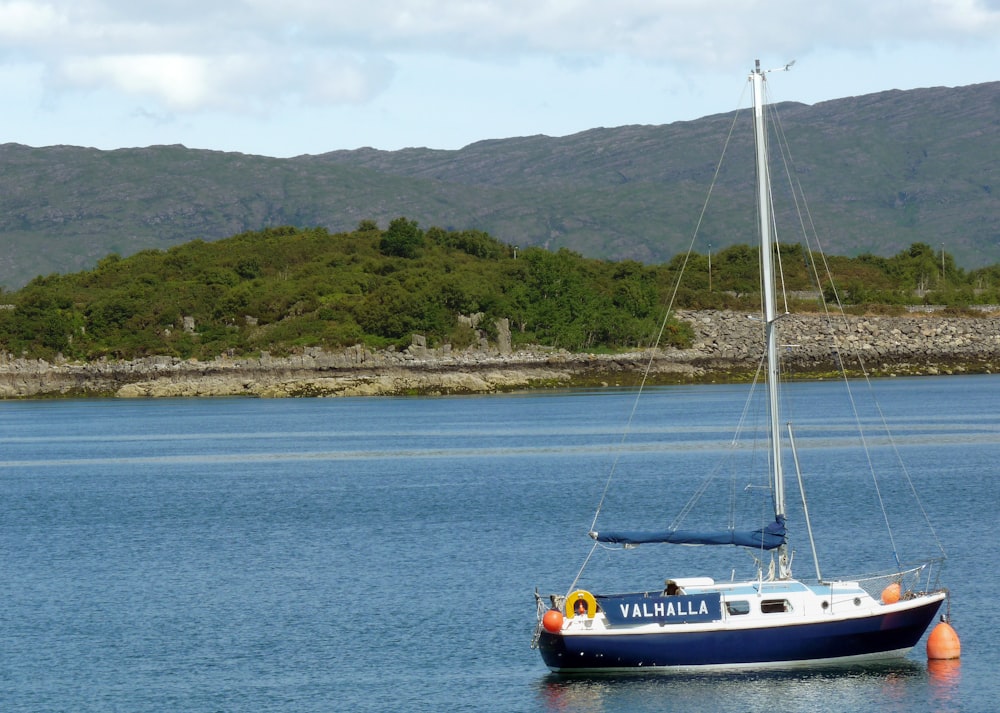 a boat sailing on the water