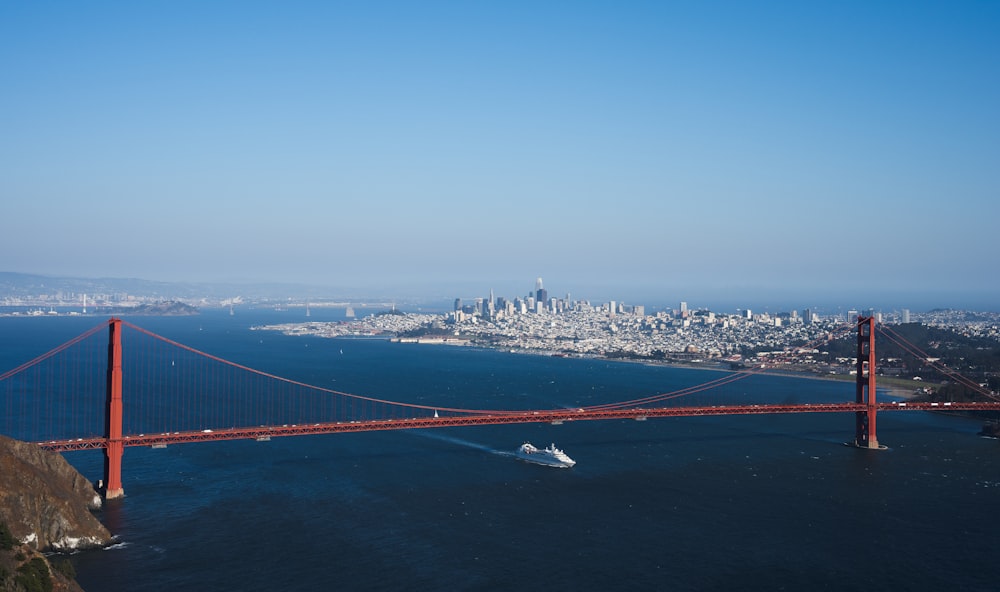 a bridge over a body of water