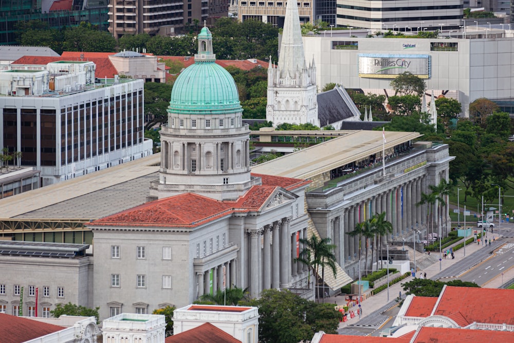 a large building with a domed roof