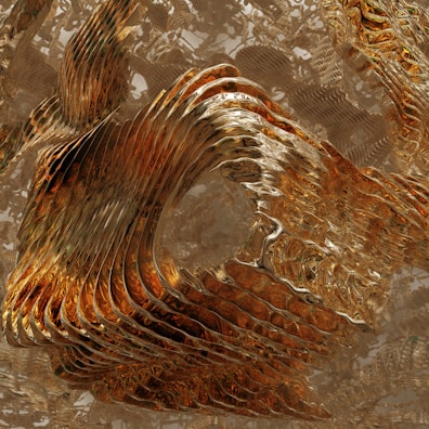 An example of a polished bronze tier digital design.