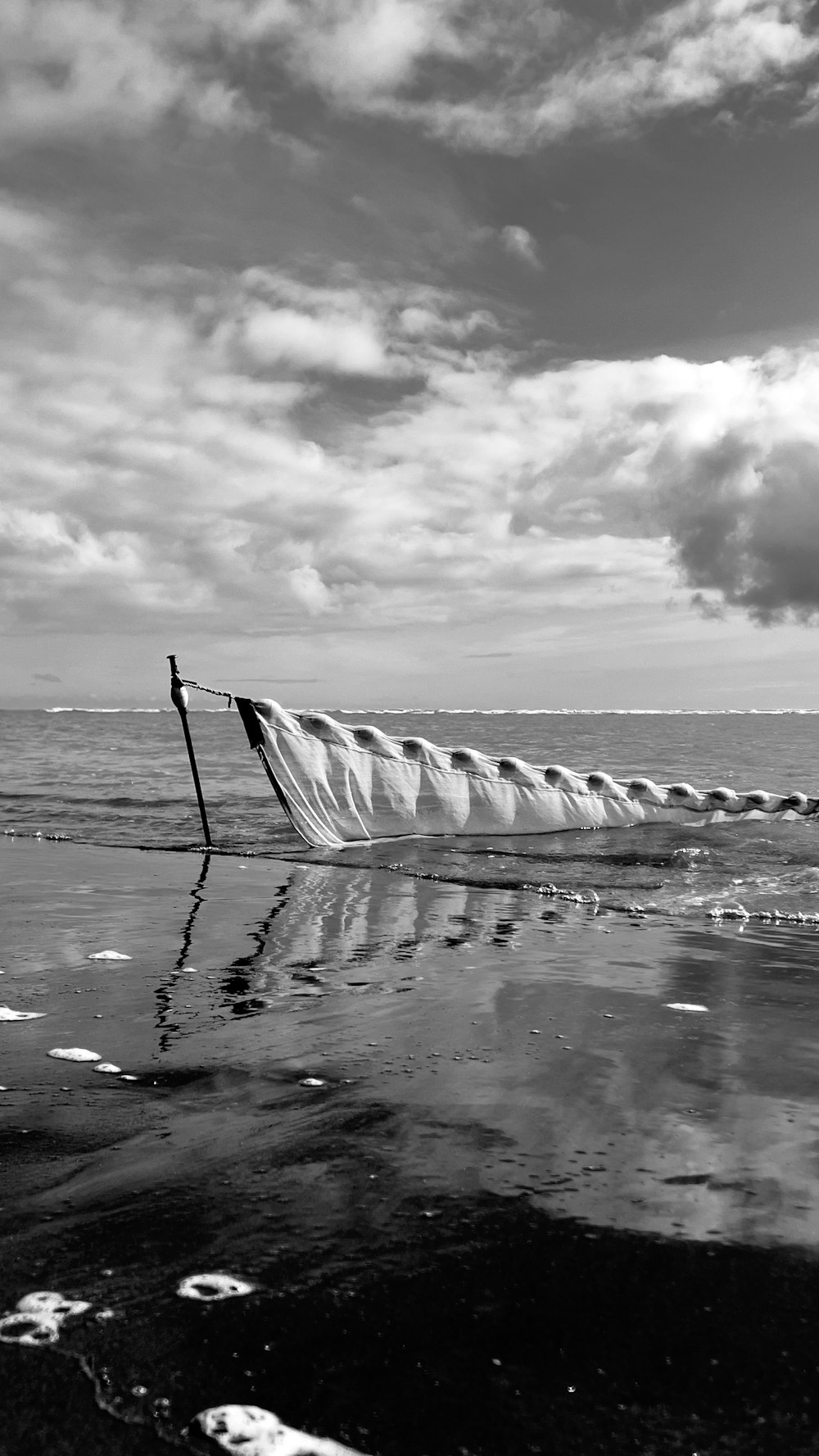 a boat on the beach