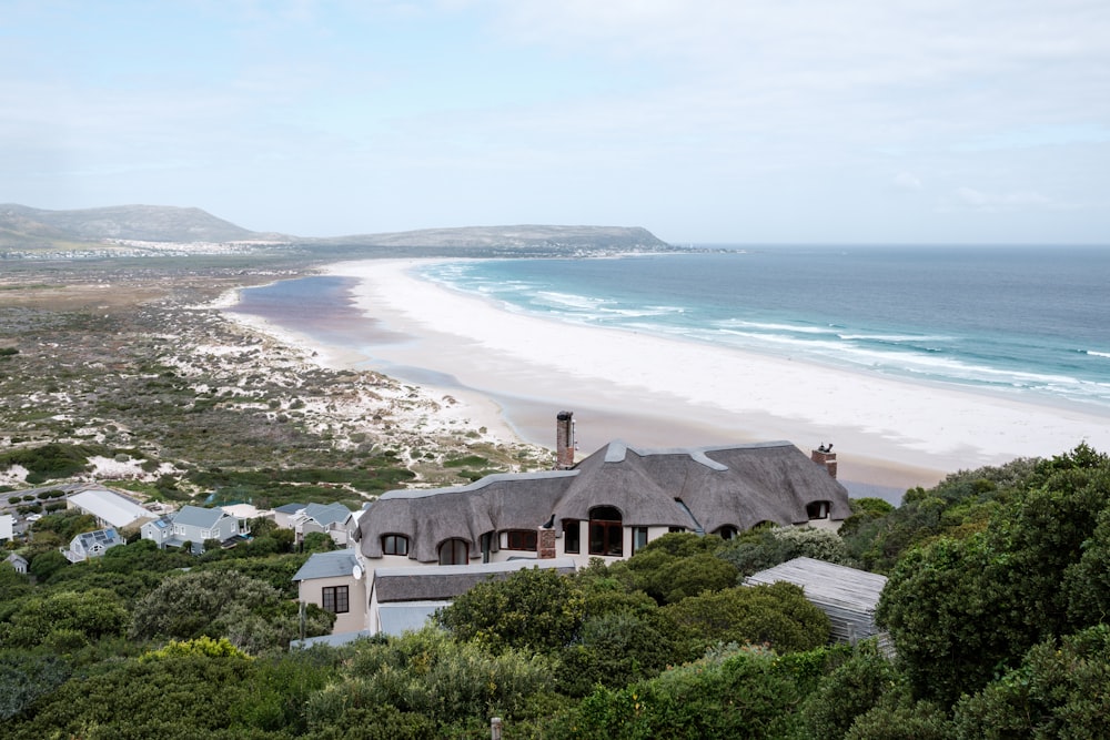 a house on a beach