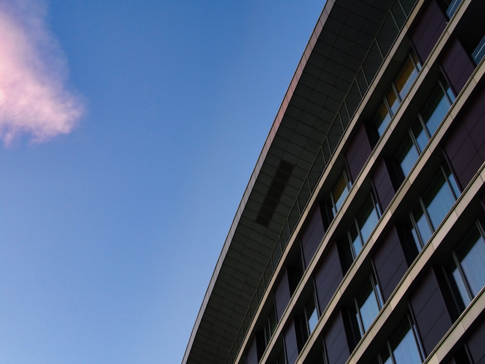 a low angle view of a building