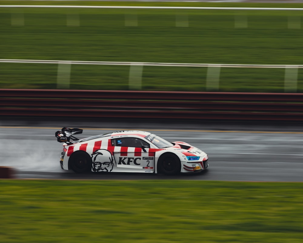 a race car on a track