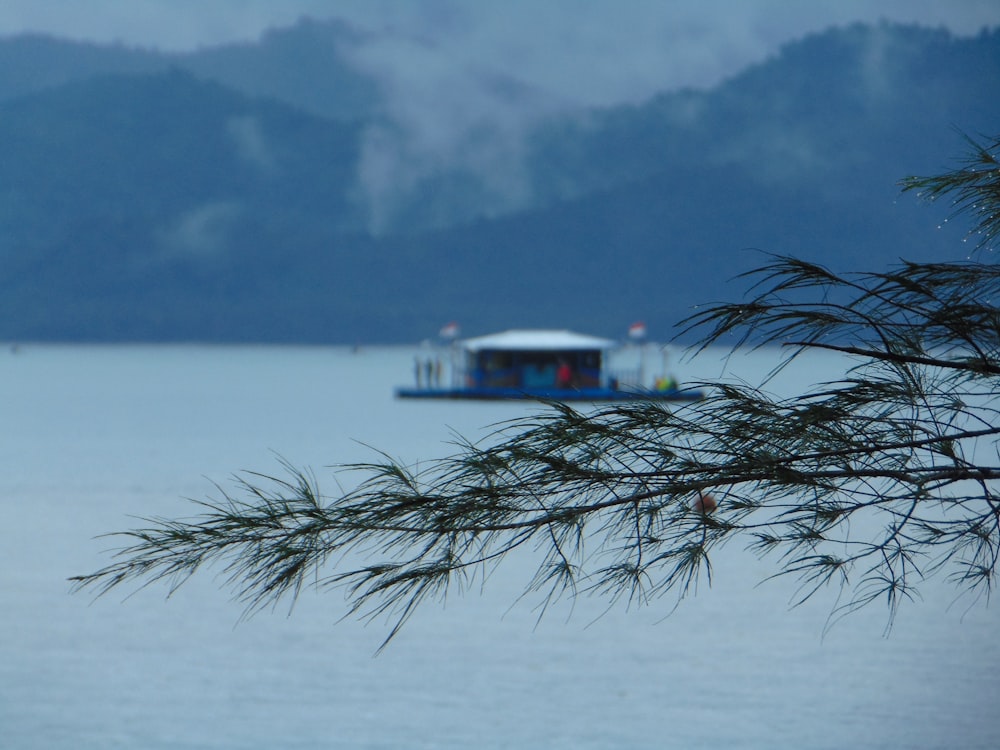 a boat on the water