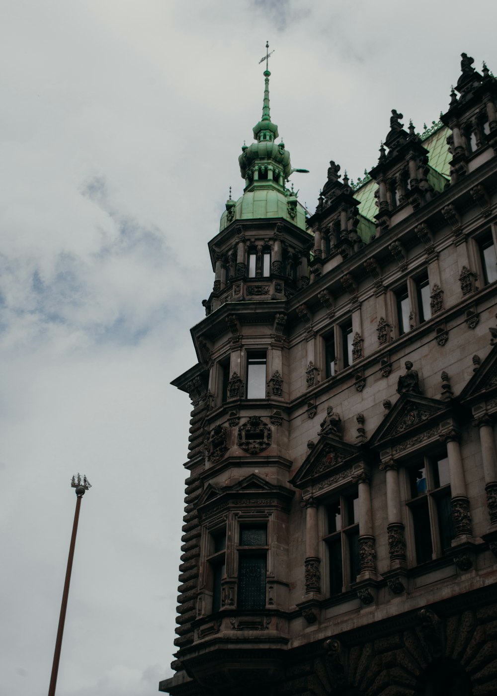 a building with a green roof