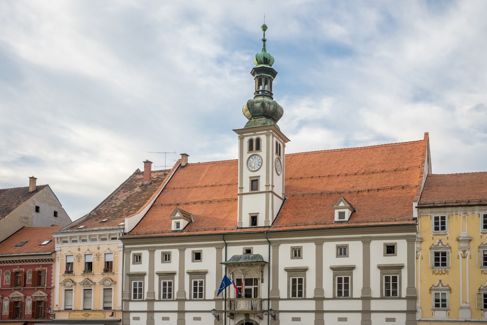 a clock tower on a building