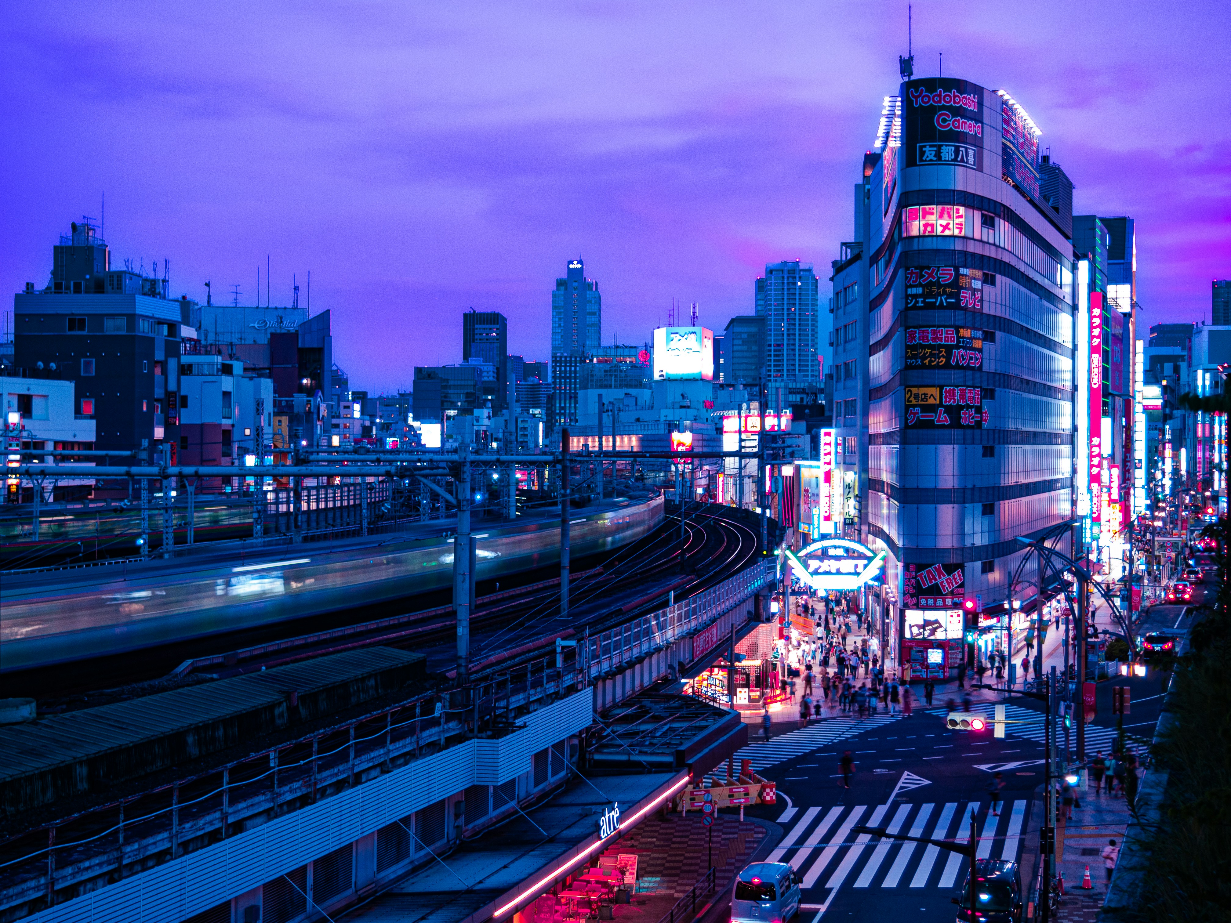 Yodobashi Camera building exterior Tokyo