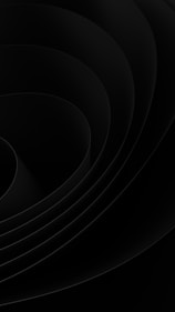 a black circle with a black center