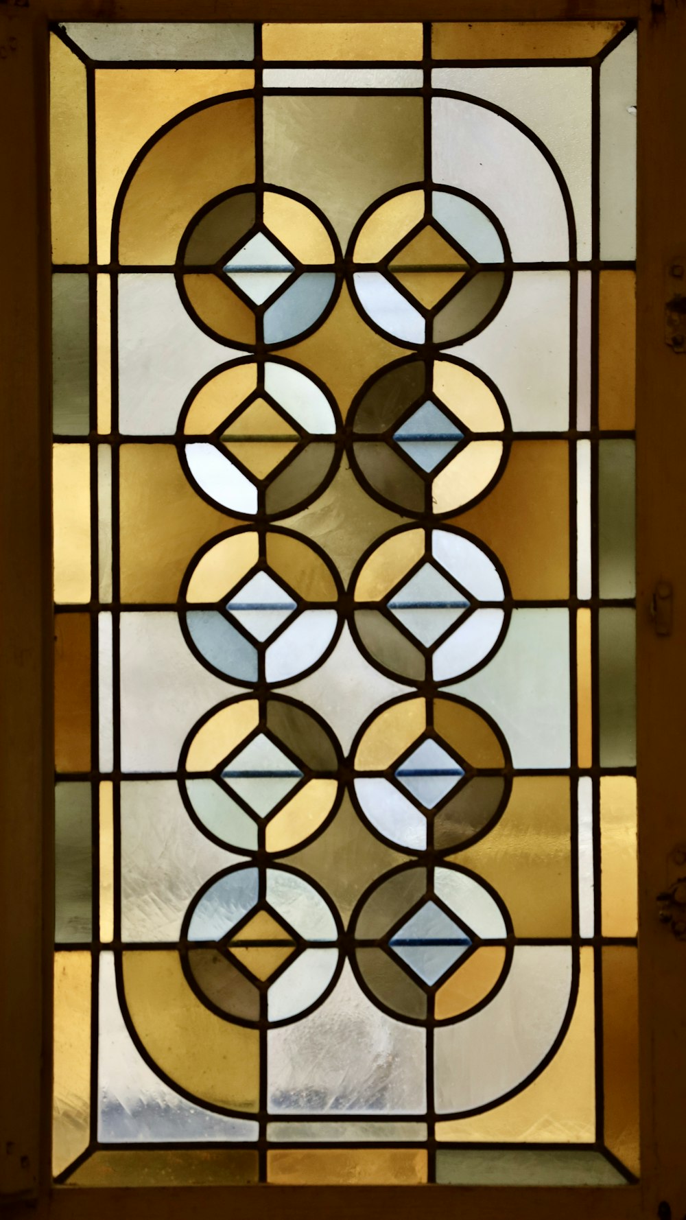a window with a design